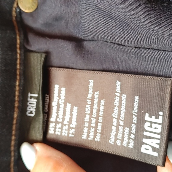 PAIGE Croft Jeans SZ.29 \27 - Picture 9 of 12
